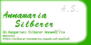 annamaria silberer business card